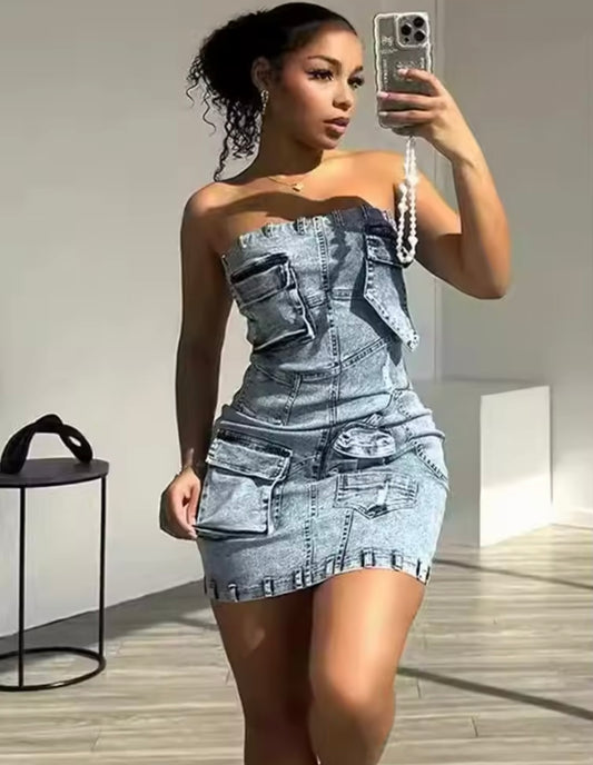 Left On Read Cargo Dress