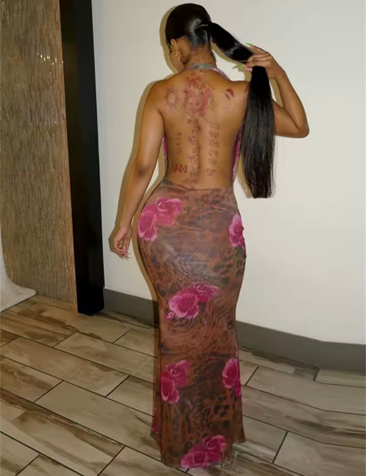 Feeling Romantic Halter Dress