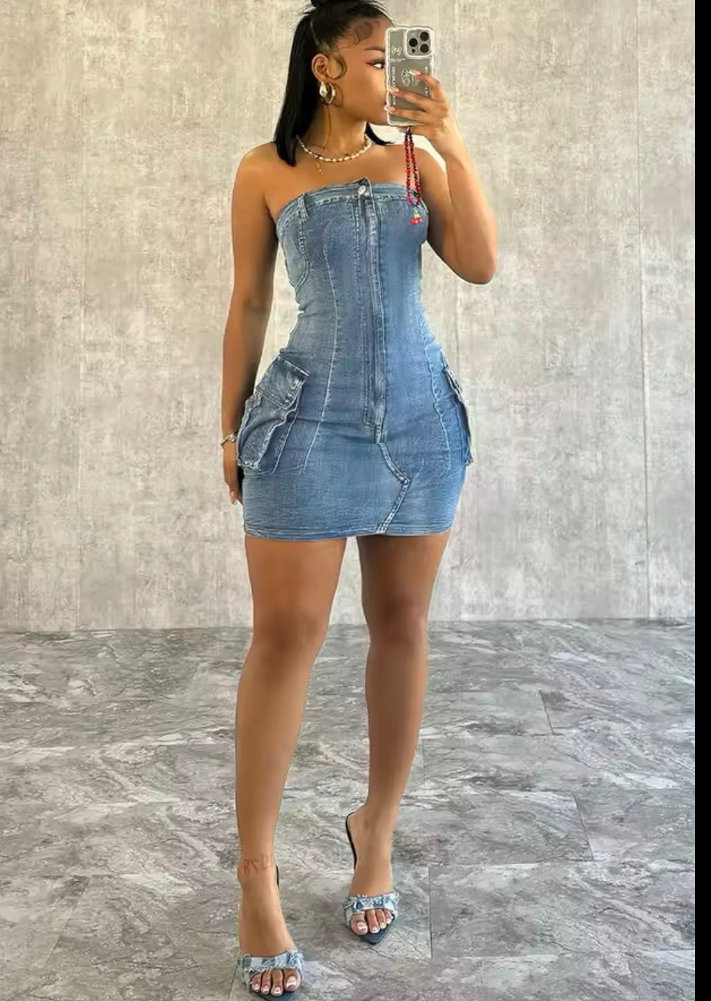 Type Of Time Denim Dress