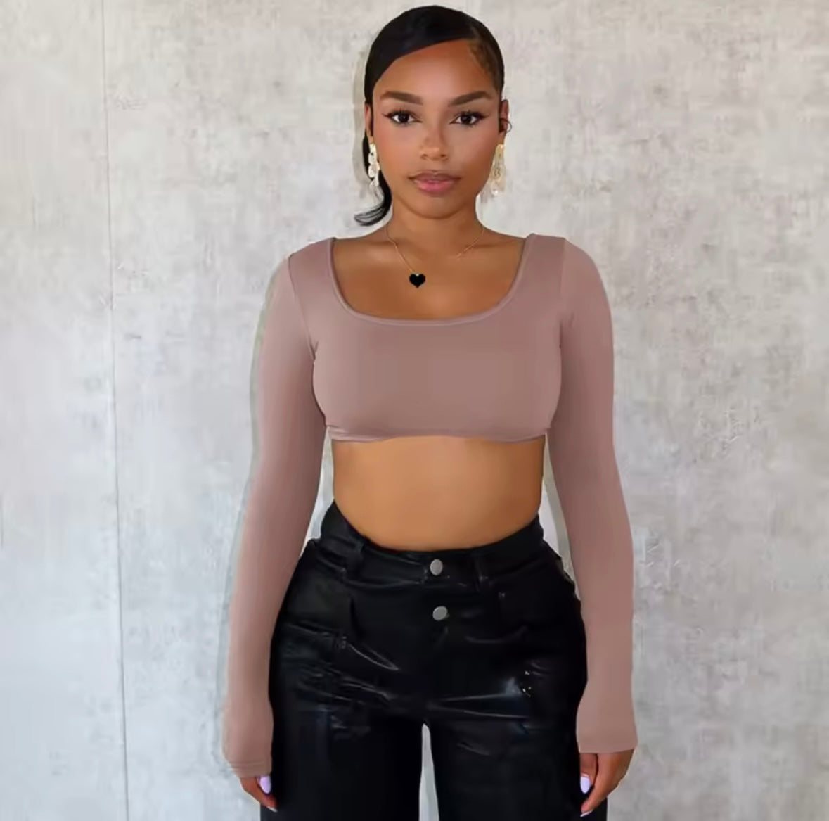 Luna Backless Crop Top